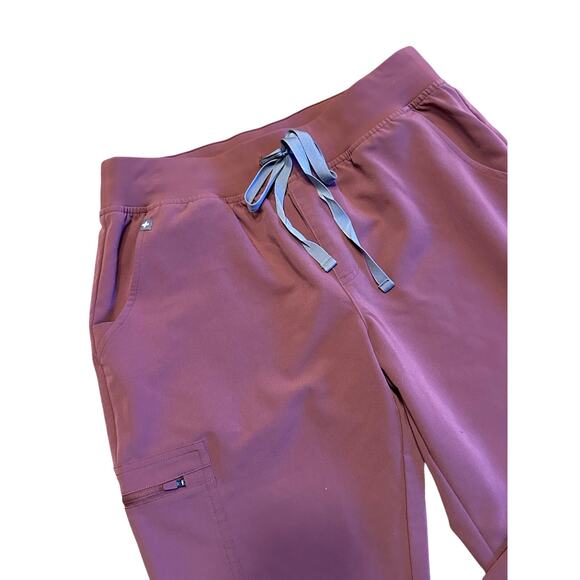 Figs Zamora Jogger Scrub Pants MAUVE Medium Petite - Picture 2 of 5